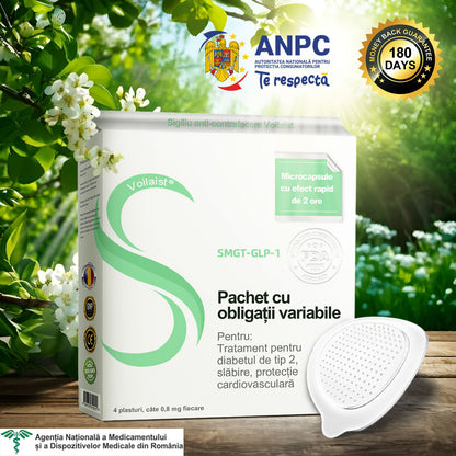 💚💚【Vezi rezultatele după 7 zile】🌲Voilaist® plasture nano cu microace SMGT-GLP-1 (Fără durere, cu efect de lungă durată, tratează diabetul, obezitatea și bolile cardiovasculare)