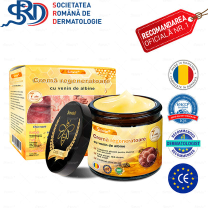 🎁🐝 Crema regeneratoare Sinvie® cu venin de albine 🔥– 50 ml🎁
